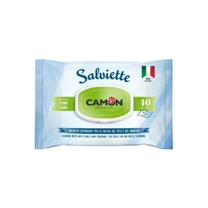 Camon Ylang Ylang Cleansing Wipes, 40 Pieces