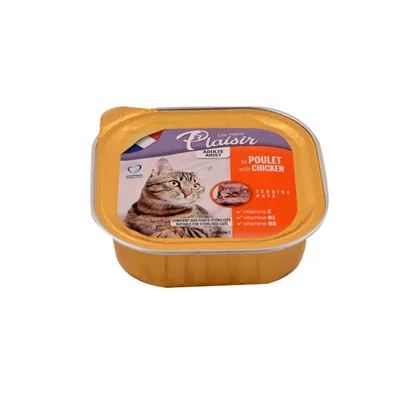 Pâté Pleasure Meals For Adult Cats With Chicken 100g