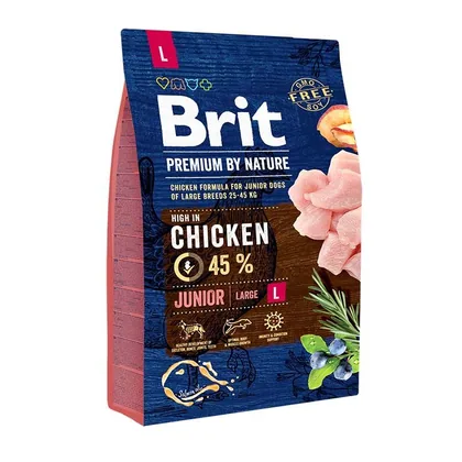 Brit Premium Chicken Junior Dog Food, 15kg