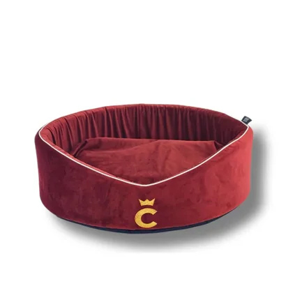 cazo design Red velvet cushion 50X46CM