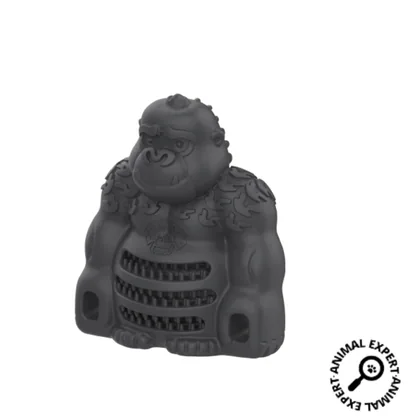 Gorilla Shaped Black Chew Toy