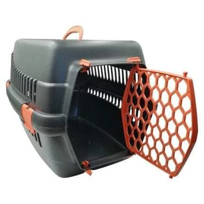 Black Transport Crate for Dogs and Cats