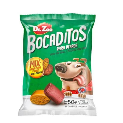 Dr. Zoo Beef & Chicken Dog Bites, 50g
