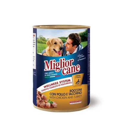 Miglior Cane Chicken & Turkey Bites, 415g