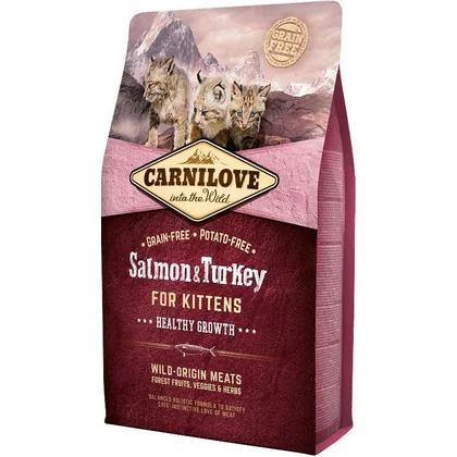 Carnilove Salmon & Turkey Kitten Food, 2kg