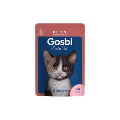 Gosbi DeliCat Chicken Kitten Food, 70g