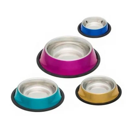 GLOW LEO PET Pink Stainless Steel Bowl, 700ml