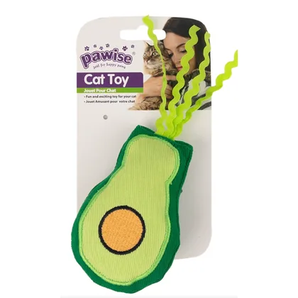 Pawise Avocado-Shaped Cat Toy with Catnip