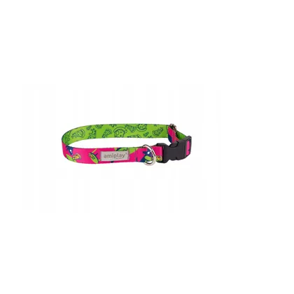 Amiplay Pizza Design Dog Necklace, 25-40cm