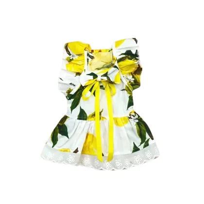 Lemon Mint Style Dress for Cats and Small Dogs