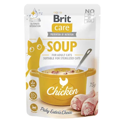 Brit Care Chicken Soup for Adult Cats, 75g