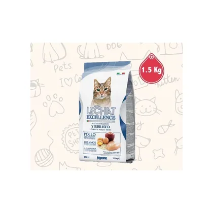 LeChat Excellence Chicken Sterilised Cat Food, 1.5kg