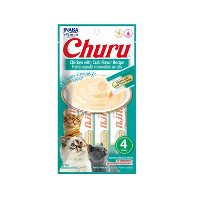 Inaba Churu Chicken & Crab Treat, 56g
