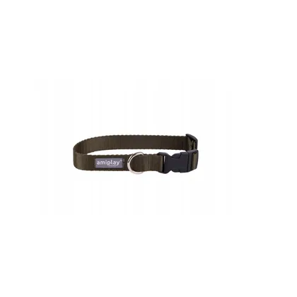 Amiplay Olive Dog Necklace, 25-40cm