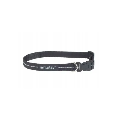 AMILAY Black Reflective Necklace, 20-35cm