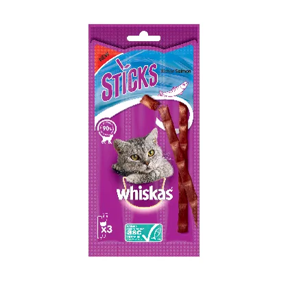 Whiskas Sticks Salmon Flavor 3 units