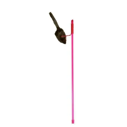 Pink Fishing Rod with Mouse
