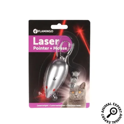 Flamingo Silver Laser Toy for Cats