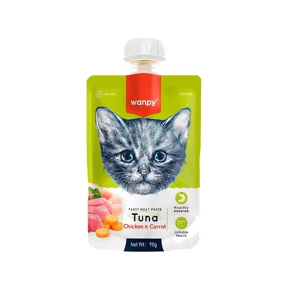 Wanpy Tuna & Carrot Cat Treats, 90g