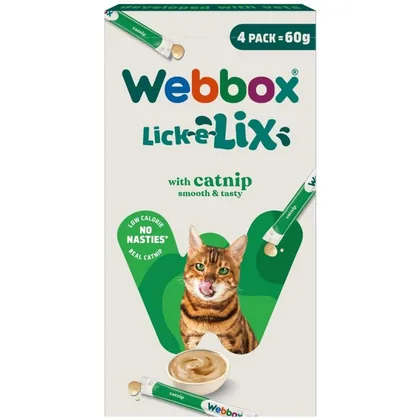 Webbox Lick-e-Lix Catnip Treat, 60g