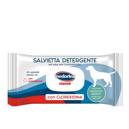 Inodorina Clorex Wet Wipe with Disinfectant, 20x30cm