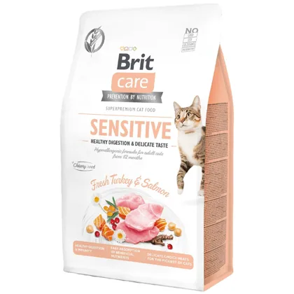 Brit Care Fresh Turkey & Salmon Cat Food, 2kg
