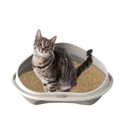 Corner Design Cat Litter Box