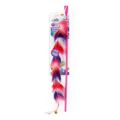 AFP Long Fluffer Pink Cat Toy Wand