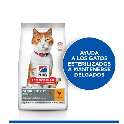 Hill's Science Plan Sterilised Chicken Cat Food, 10kg