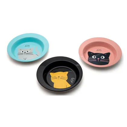 Kitty Stainless Steel Cat Bowl, 300ml