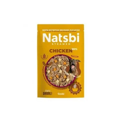 Natsbi Chicken Dog Steamed, 500g