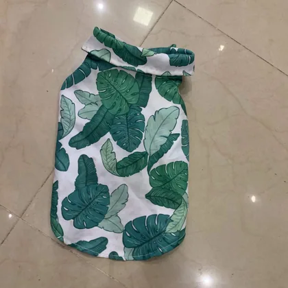 Hawaiian Leaf Pattern Shirt