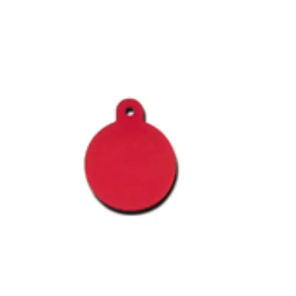 Red Round Medal, Large