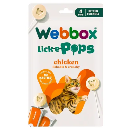 Webbox Cat 4 Lick- e -Pops Chicken 5.6g