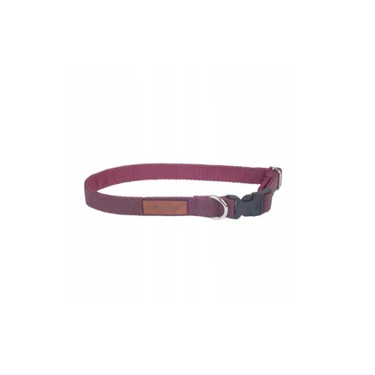 Ami Play Burgundy Cuir Collier, 25-40cm