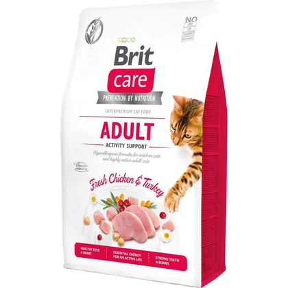 Brit Care Chicken & Turkey Adult Cat Food, 2kg