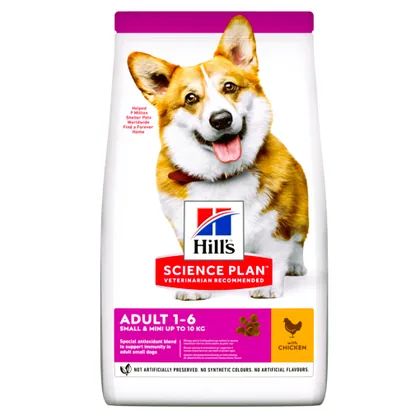 Hill's Science Plan Adult Dog Food Small and Mini with Chicken 10kg