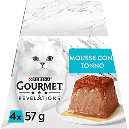 Purina Gourmet Revelations Tonno Mousse, 4x57g