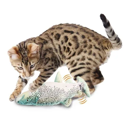 Afp Moving Fish Cat Toy, 28x12x5.5cm