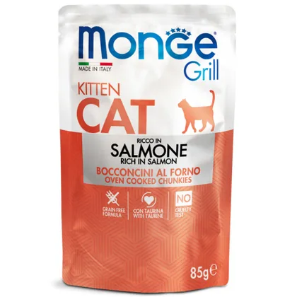 Monge Grill Salmon Kitten Food, 85g