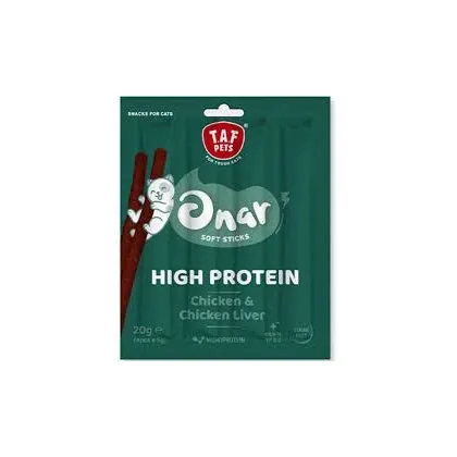 ONAR Soft Chicken & Liver Cat Snacks, 20g