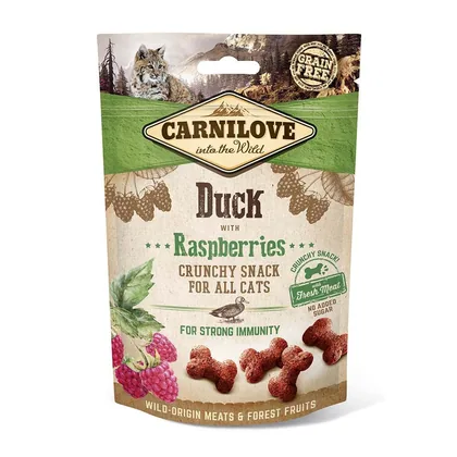 CARNILOVE Duck & Raspberry Cat Snack, 50g