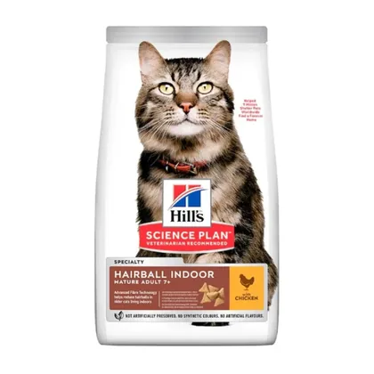 Hill's Science Plan Chicken Hairball Indoor Cat Food, 1.5kg