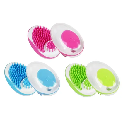 Pawise 2-in-1 Grooming Brush, 11.5cm