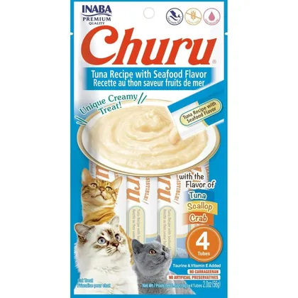 INABA Churu Seafood Tuna Recipe, 156g