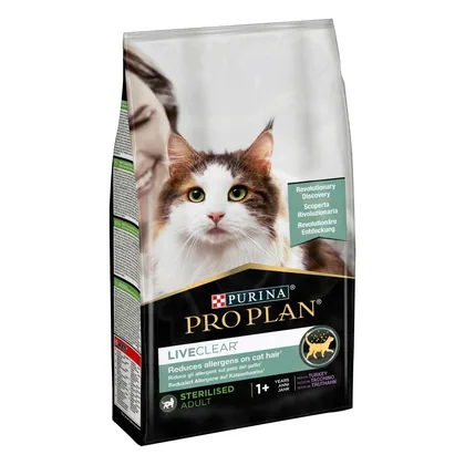 Purina Pro Plan LiveClear Turkey Cat Food, 1.4kg
