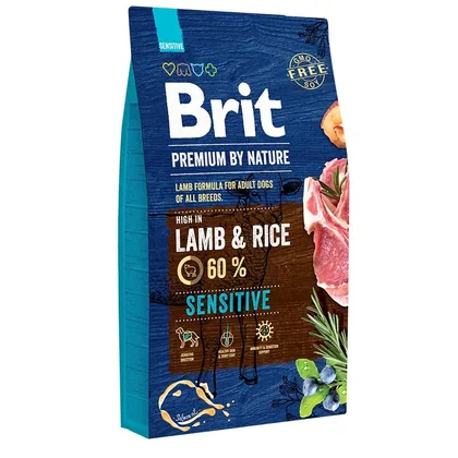 Brit Premium Lamb & Rice Dog Food, 15kg
