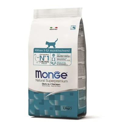 Monge Natural Superpremium Kitten Food, 1.5kg