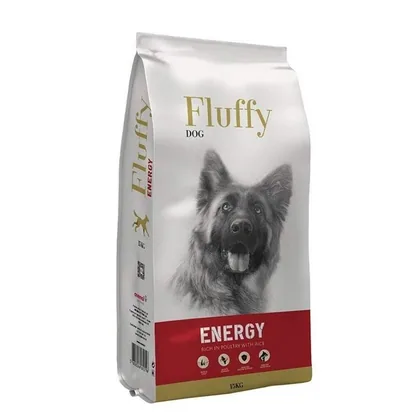 Fluffy Poultry Adult Energy Dog Food, 15kg