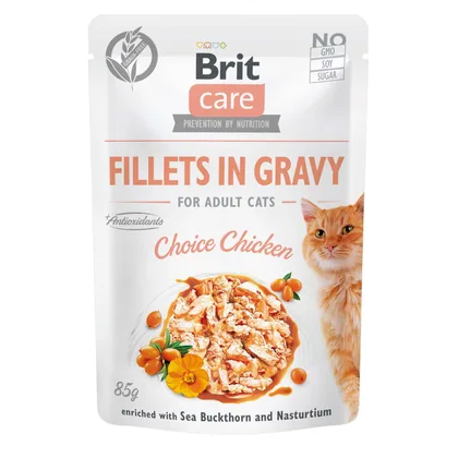 Brit Care Chicken Wet Food for Adult Cats, 85g